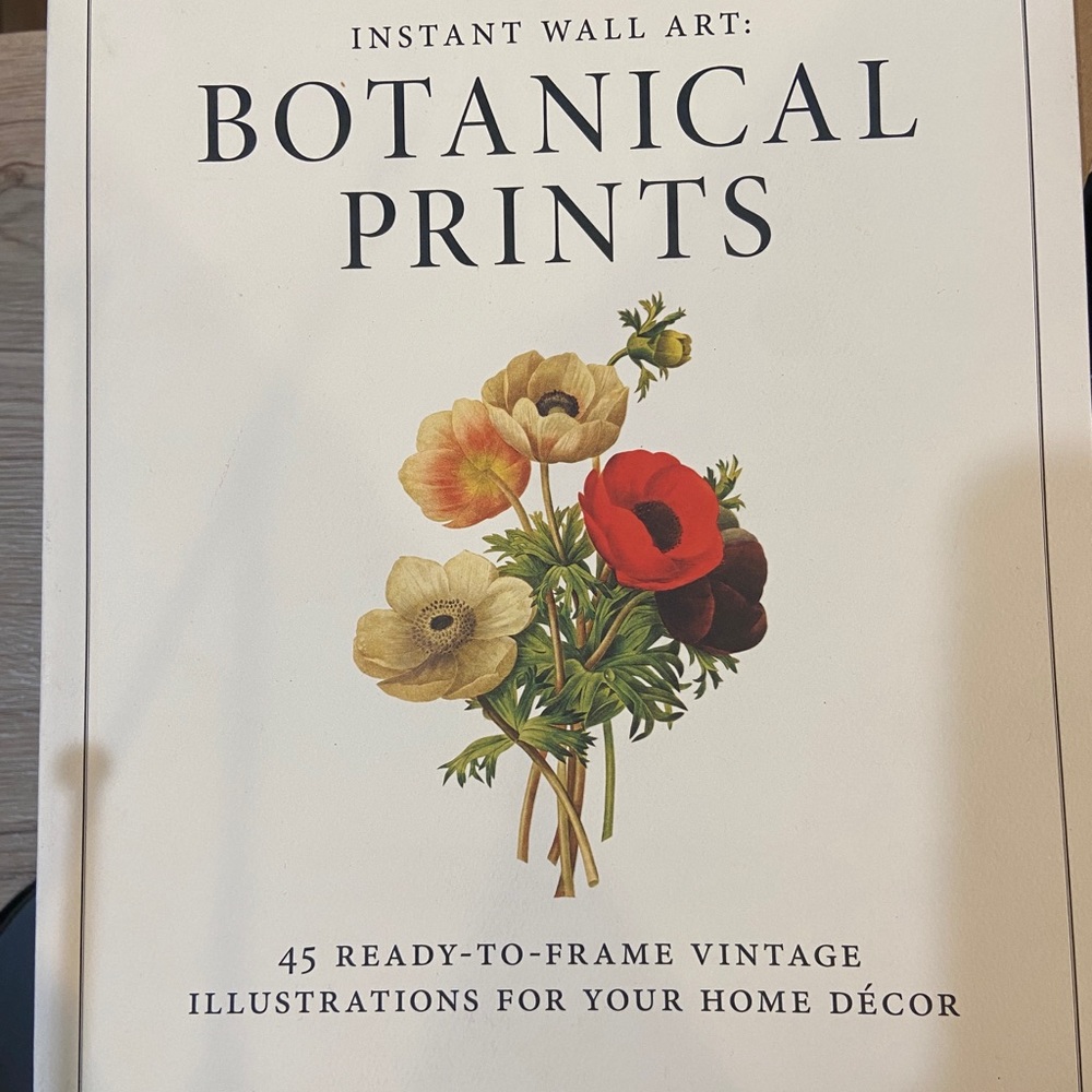 Botanical prints wall art